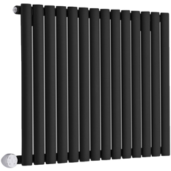 Hudson Reed Revive Radiatore Termoarredo Elettrico di Design Orizzontale - Elemento Riscaldante Termostatico - Termosifone con Finitura Opaca Nera características