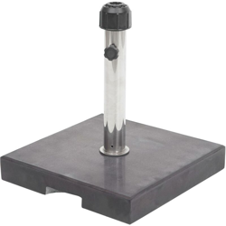 Base piede per ombrellone quadrata HWC-F92 granito marmorizzato 24kg nero características