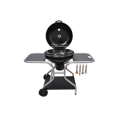 Barbecue a carbone Globo Confort griglia 55cm coperchio con termometro - El Gaucho