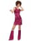Costume disco fucsia con paillettes per donna precio
