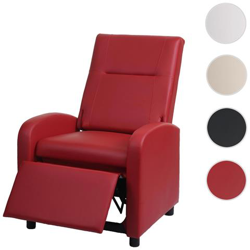 Poltrona Relax Tv Hwc-h18 Regolabile Ecopelle 75x70x99cm Rosso características