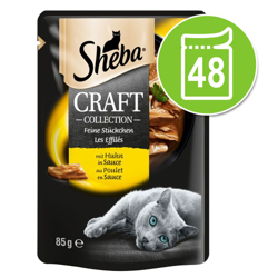 Sheba Craft Collection Pack 48 x 85 g - Selezione Pesce in Salsa precio