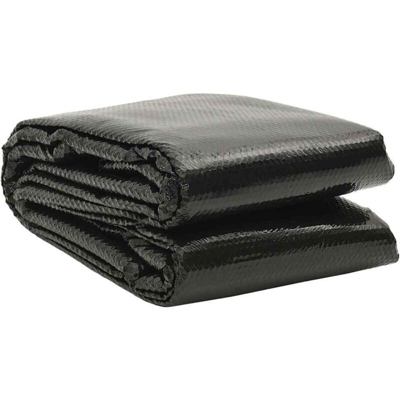 vidaXL Copertura per Piscina Nera 300x200 cm PE - Nero