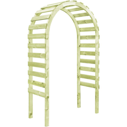 Pergolato da Giardino 130x60x230cm Legno di Pino Impregnato - Verde - Youthup en oferta
