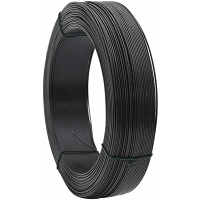Filo per Recinzioni 250m 1,6/2,5 mm in Acciaio Antracite - Grigio - Vidaxl