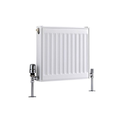 Hudson Reed Eco Radiatore Termoarredo a Piastra Type 11 - Termosifone Convettore Bianco - 233W - 300 x 400mm - Riscaldamento ad Acqua Calda
