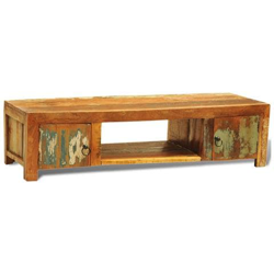 Armadietto In Legno Anticato Per Tv Con 2 Porte Stile Antico Vintage en oferta