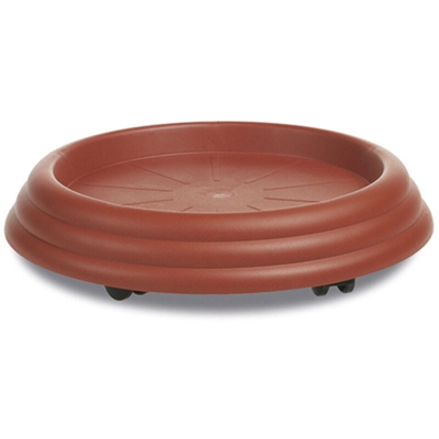 Sottovaso Gervaso Linea Mediterraneo Con 5 Ruote Per Vasi Diametro 40/29 Stefanp