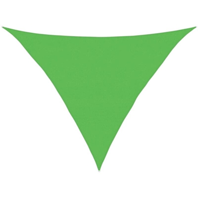 vidaXL Vela Parasole 160 g/m² Verde Chiaro 5x5x6 m in HDPE - Verde