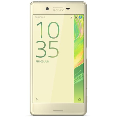 Xperia X Oro / Lime Display 5'' Full HD Hexa Core Ram 3GB Storage 32GB +Slot MicroSD WiFi 4G / LTE Fotocamera 23Mpx / 13Mpx Android 6.0 - Italia