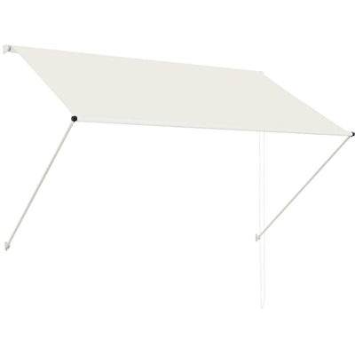 Tenda da Sole Retrattile 200x150 cm Crema - crema - Vidaxl