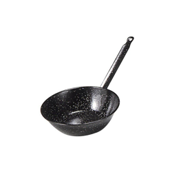 Honda doppia padella con manico smaltato 36 cm. en oferta
