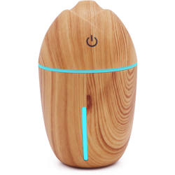Umidificatore colorata in legno chiaro luminoso mini umidificatore dell'automobile ufficio USB Desktop precio