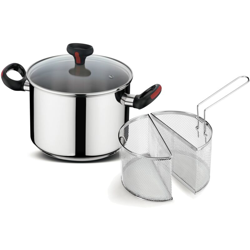 010248020922 Casseruola 22cm con Cestello La Linea Rossa - Lagostina en oferta