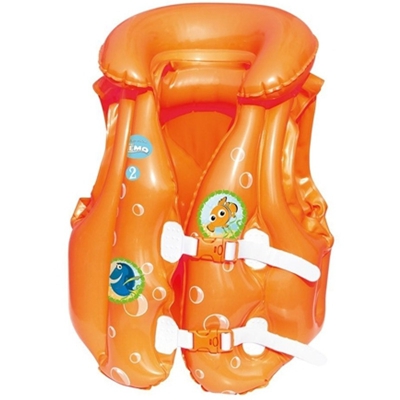 Giubbino Gonfiabile Nemo Per Bambini Giubotto Salvagente 51 X 46 Cm