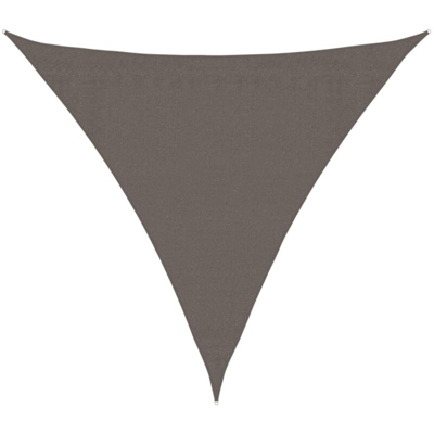 Parasole a Vela HDPE Triangolare 3,6x3,6x3,6 m Antracite - Antracite - Vidaxl