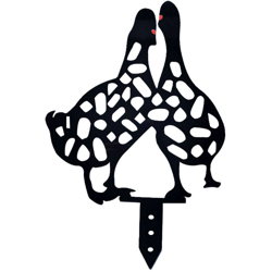 Acrilico Pastorale Duck Insert Card Chicken Yard Art Garden Imitation Animal Ornaments,Stile Black Duck-D características