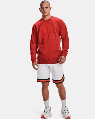 Shorts UA Rival Fleece Alma Mater da uomo