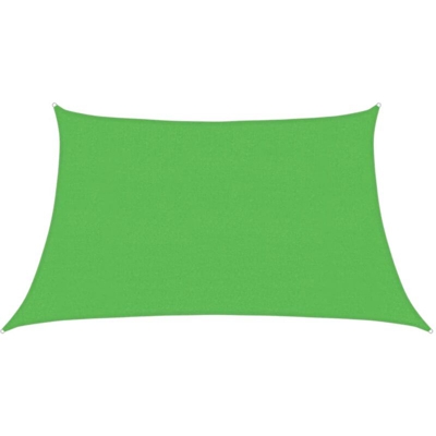 Vela Parasole 160 g/m² Verde Chiaro 3/4x2 m in HDPE - Verde - Vidaxl