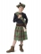 Costume verde da scozzese per bambino