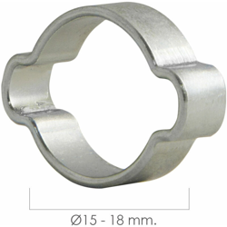 Morsetto a due orecchie Ø 15-18 mm. en oferta
