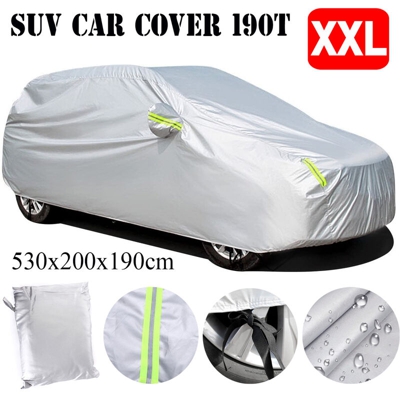 Telo copriauto impermeabile esterno universale per SUV XXL: 5,3 mx 2,0 mx1,9 m