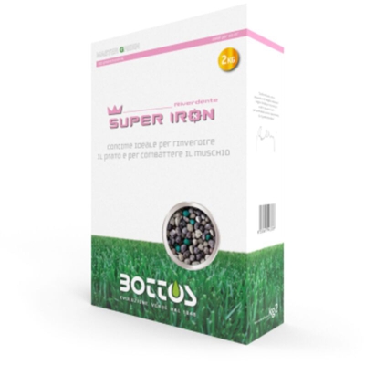 Bottos - RINVERDENTE FERRO CONCIME PER PRATO TAPPETI ERBOSI Super Iron 9-9-9+11 Kg 2