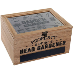Scatola Decorativa Garden Legno MDF Loft (28 x 21 x 15 cm) - Dkd Home Decor en oferta