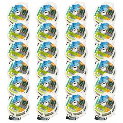 Verdemax 24 bobine filo animato in acciaio per piante ciascuno da diametro 1 mm metri 50