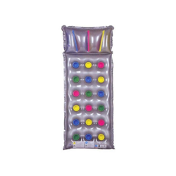 Materasso Gonfiabile Singolo Materassino 1 Posto 188X72Cm Argento Mare Spiaggia características