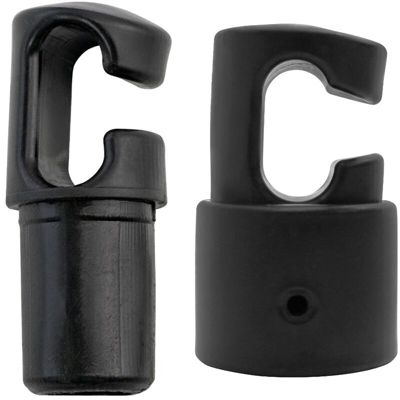 8 Cappucci di Ricambio per Trampolino Elastico da Giardino| Tappi Copri Pali per Aste Flessibili | 1,5 pollici