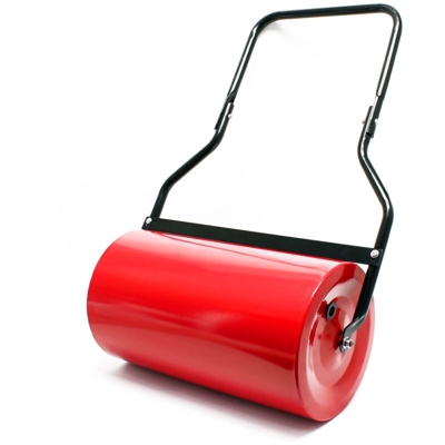 Rullo da giardino 32 x 57cm Riempibile fino a 45 l Rullo a mano con raschiatore antisporco