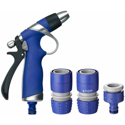Plasticos Tatay - Tatay 7801 - Kit spruzzatore a pistola, 18 x 4 x 25 cm, colore cromato en oferta