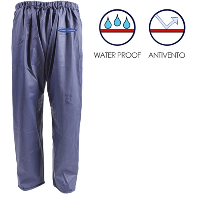 Pantalone pvc gommato impermeabile taglia xxl