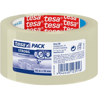 Nastro Di Imballaggio Tesapack 66M X 50Mm Trasparente 57167 (6)