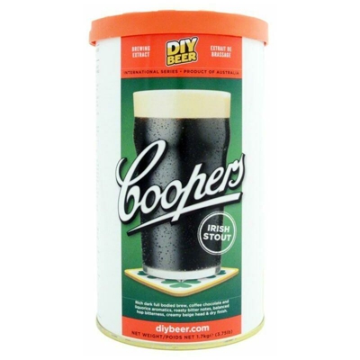 Malto preparato per Birra Artigianale ' ' kit fermentatore da 23 lt -Irish Stout - Coopers