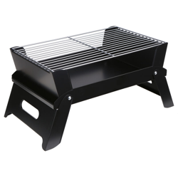 Asupermall - Mini barbecue quadrato allargato portatile pieghevole barbecue esterno K / D modello A1908 nero precio