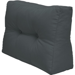 Beautissu Cuscino Laterale per Divano di Pallet Eco Elements - per divani con bancali di Legno Grigio grafite, 60x40x20 cm precio