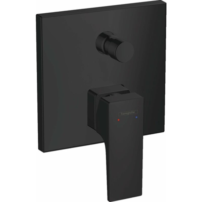miscelatore monocomando per vasca da incasso Metropol di hansgrohe Metropol, maniglia a leva, colorazione: Nero opaco - 32545670