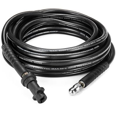 Tubo per pulizia fognature per idropulitrice 10M con ugello a getto per Karcher serie K.