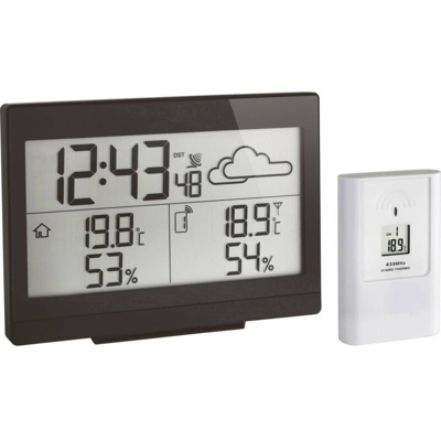 Stazione meteo digitale senza fili TFA Dostmann CASA 35.1135.01 Nero