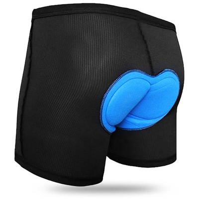 Pantaloncini intimo da ciclismo da uomo Pantaloncini da ciclismo MTB traspiranti imbottiti in gel,modello: XXL