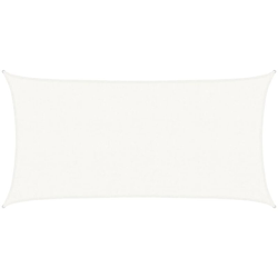 Vela Parasole 160 g/m² Bianca 2x3,5 m in HDPE - Bianco - Vidaxl en oferta
