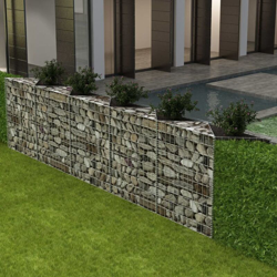 Gabbione in Rete in Acciaio Zincato 300x30x100 cm - Argento - Youthup características