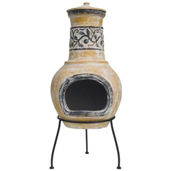 Caminetto Soledad In Argilla Giallo / nero 86035 precio