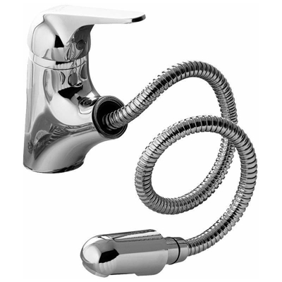 Gattoni Rubinetteria - Miscelatore lavabo con doccia estraibile Gattoni H2omix 6007065C0 | Cromo