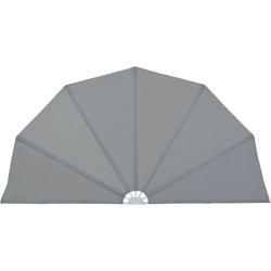 Tenda Laterale per Terrazza Pieghevole Grigio 200 cm - Grigio - Vidaxl características
