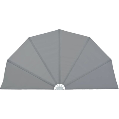Tenda Laterale per Terrazza Pieghevole Grigio 200 cm - Grigio - Vidaxl