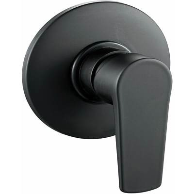 Miscelatore doccia incasso a pareta linea blackmix nero satinato