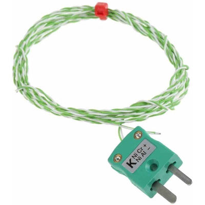 Termocoppia tipo K, cavo 2m, diametro sonda 1/0.2mm, lunghezza sonda 2m a +250°C IEC